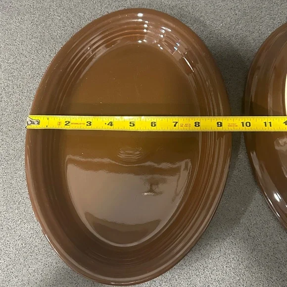 Fiestaware Brown Oval Platters - Picture 6 of 7